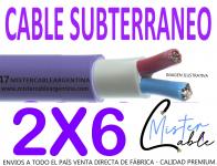 Cable Subterr�neo 2x6 mm-Fabrica de cables