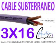 Cable Subterr�neo 3x16 mm-Fabrica de cables