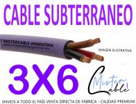 Cable Subterr�neo 3x6 mm-Fabrica de cables