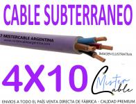 Cable Subterr�neo 4x10 mm -Fabrica de cables
