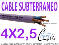 Cable Subterr�neo 4x2,5 mm- Fabrica de cables