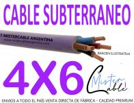 Cable Subterr�neo 4x6 mm - Fabrica de cables