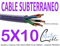 Cable Subterr�neo 5x10 mm