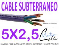 Cable Subterr�neo 5x2,5 mm  - Fabrica de cables