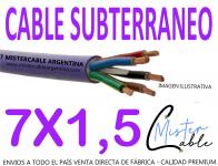 Cable Subterr�neo 7x1,5 mm - Fabrica de cables