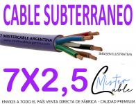 Cable Subterr�neo 7x2,5 mm  - Fabrica de cables