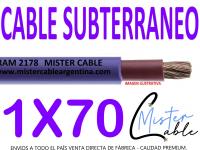 Cable Subterr�neo 1x70 mm - Fabrica de cables- 