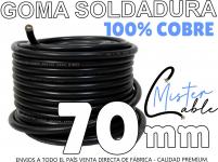 Cable Goma Soldadura . Cable P/pinza Y masa Soldadora El�ctrica 1x70 Mm -